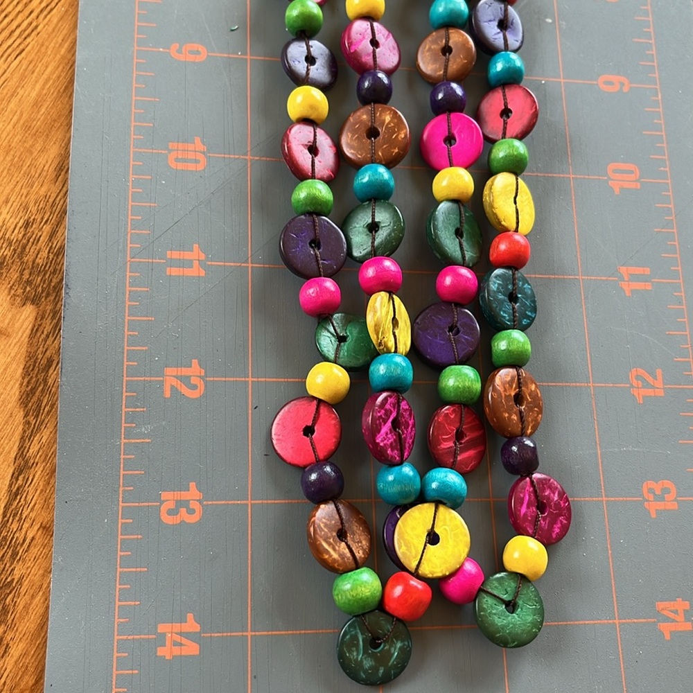 Paparazzi Long Colorful Beaded Necklace w earrings NIP 3/15 - Picture 16 of 16